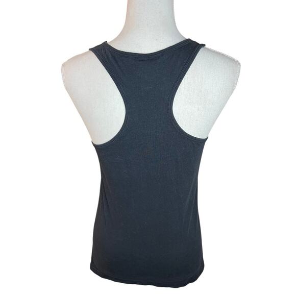 Vintage Y2K thunderbird embellished studded tank top multicolor black western - Picture 4 of 6